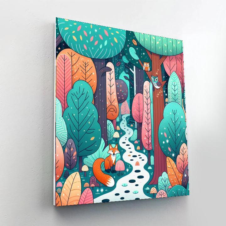 Mystery Of The Forest Paint By Numbers Kits