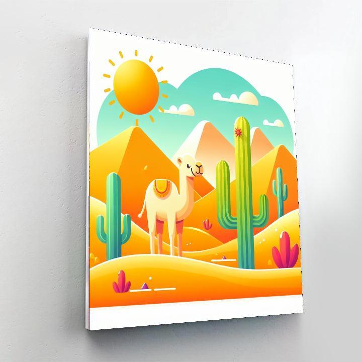 Desert Adventures Paint By Numbers Art