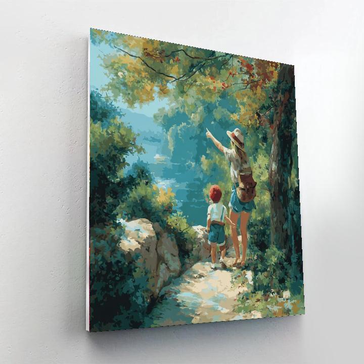 The Little Explorer Paint By Numbers Art