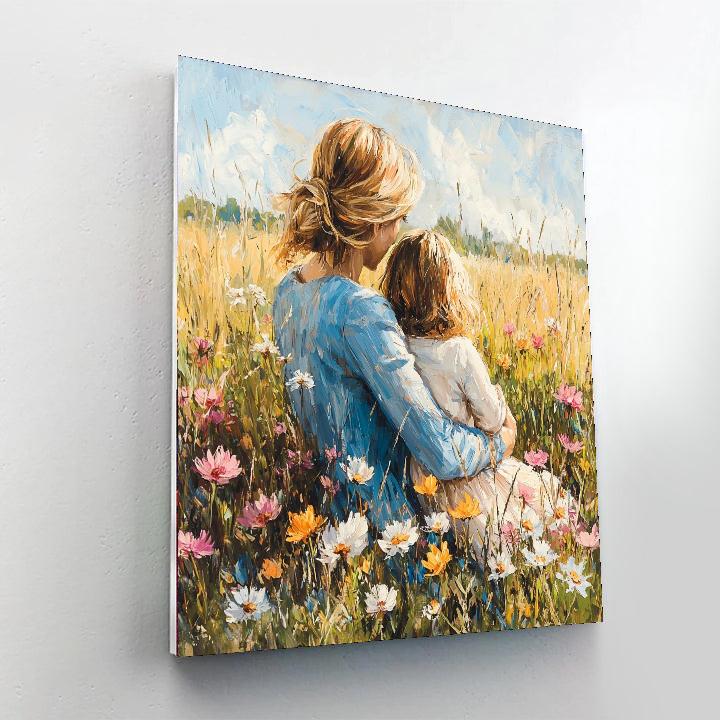 Timeless Love Blooms Number Painting