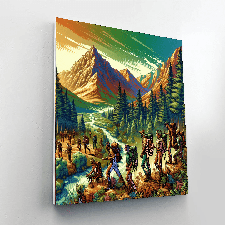 Daring Expedition Adventure Number Painting