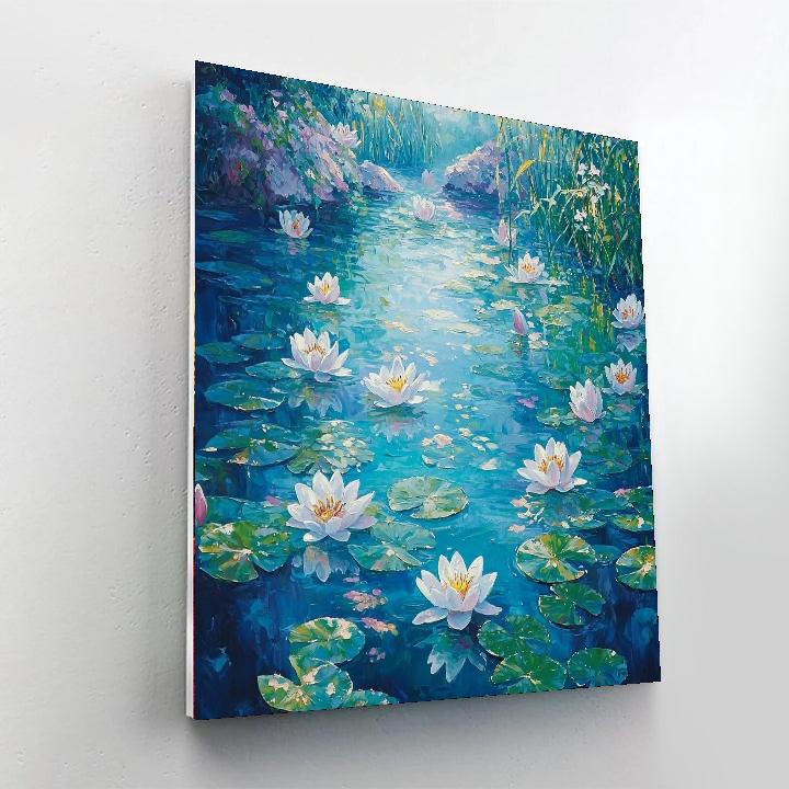 Claude Monet Inspired Underwater Garden  Paint By Number
