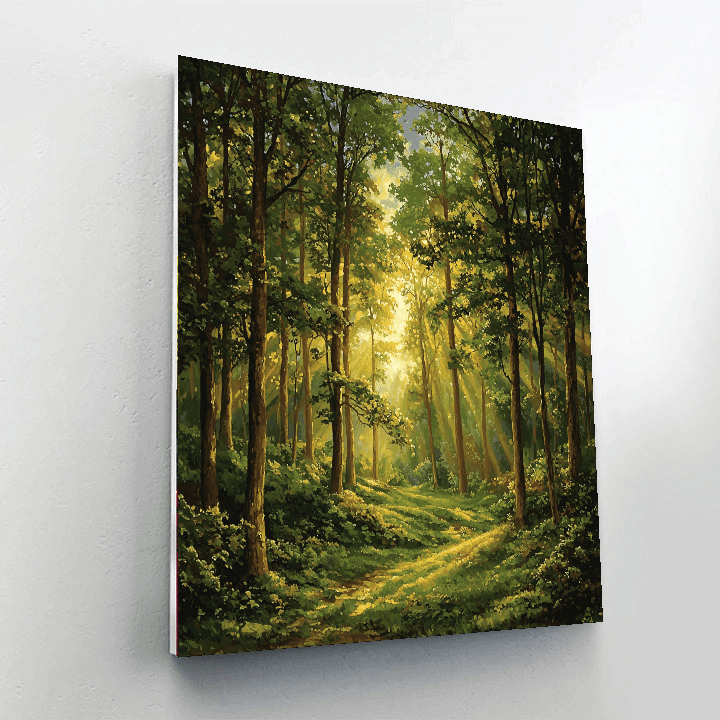 Thomas Kinkade Inspired Rays Of Hope  Paint By Numbers