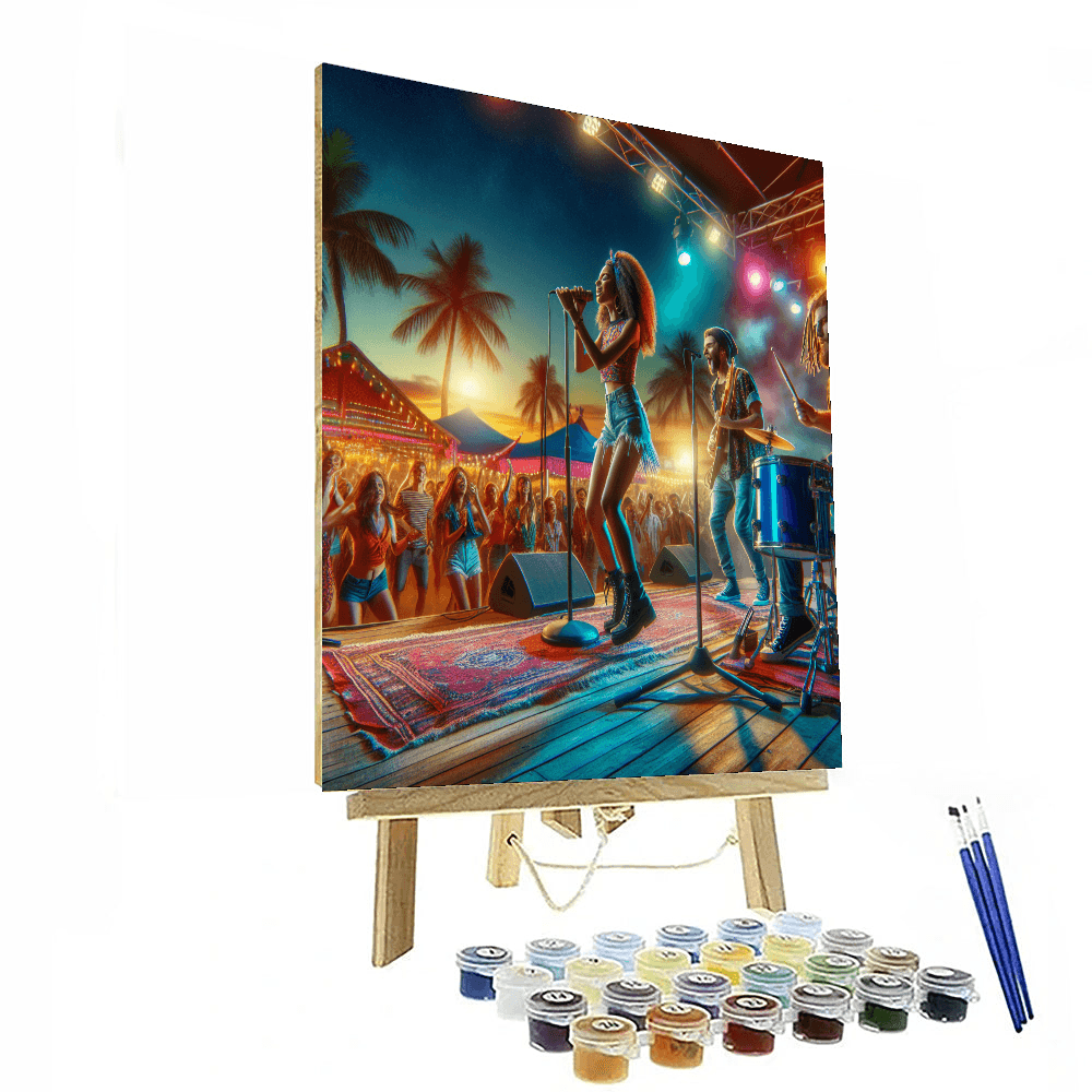 Kingston Music Festival - Kingston, Jamaica Number Painting