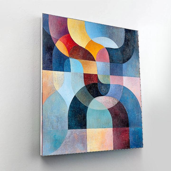 Paul Klee Inspired Harmonies Of Abstraction  Paint By Number