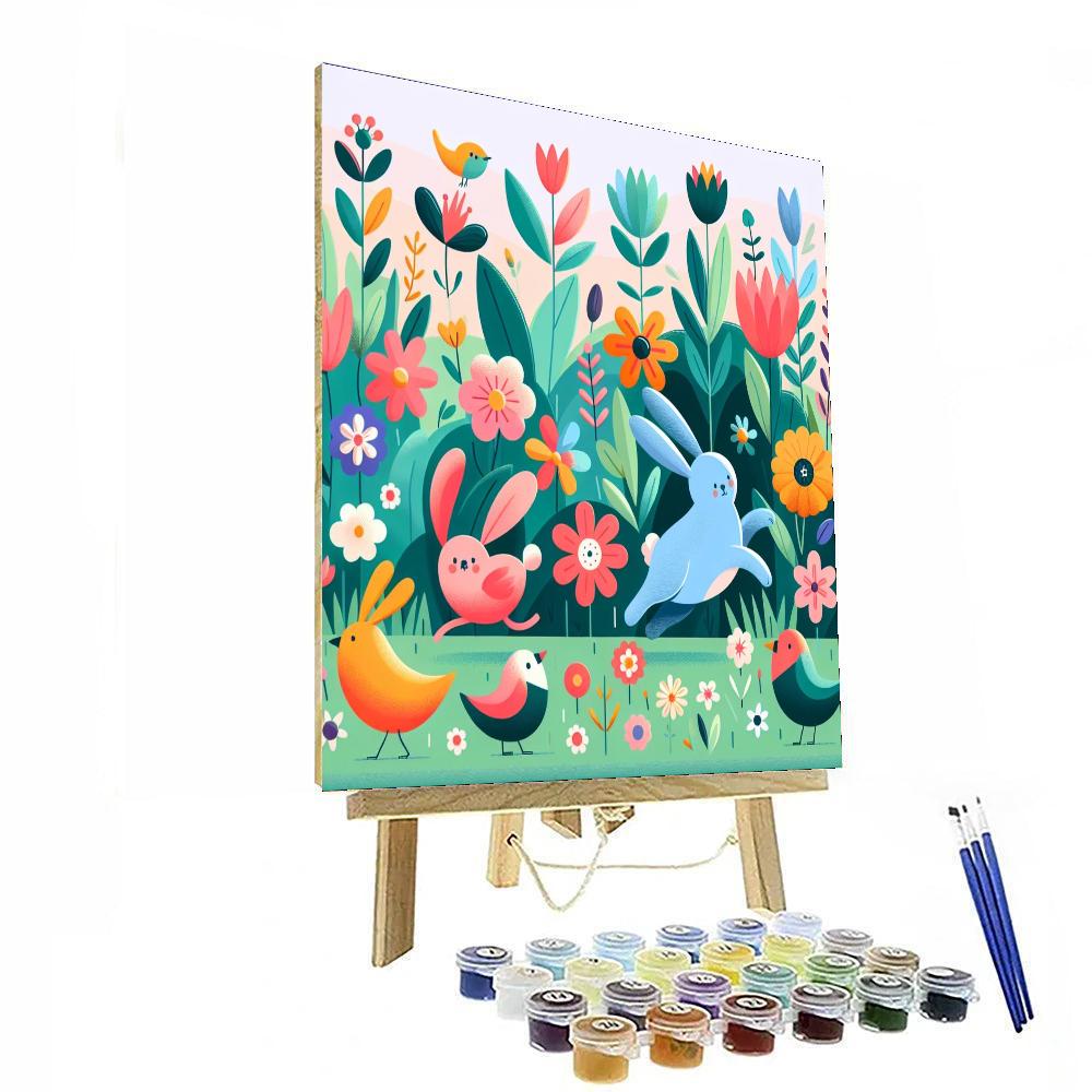 Gleeful Garden Gathering Numbered Painting Kits