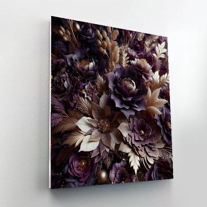 Regal Floral Arrangement Paint By Numbers