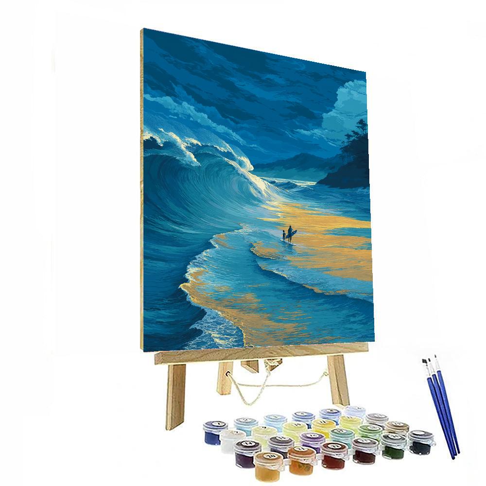 Ocean Waves Of Wisdom Paint By Color