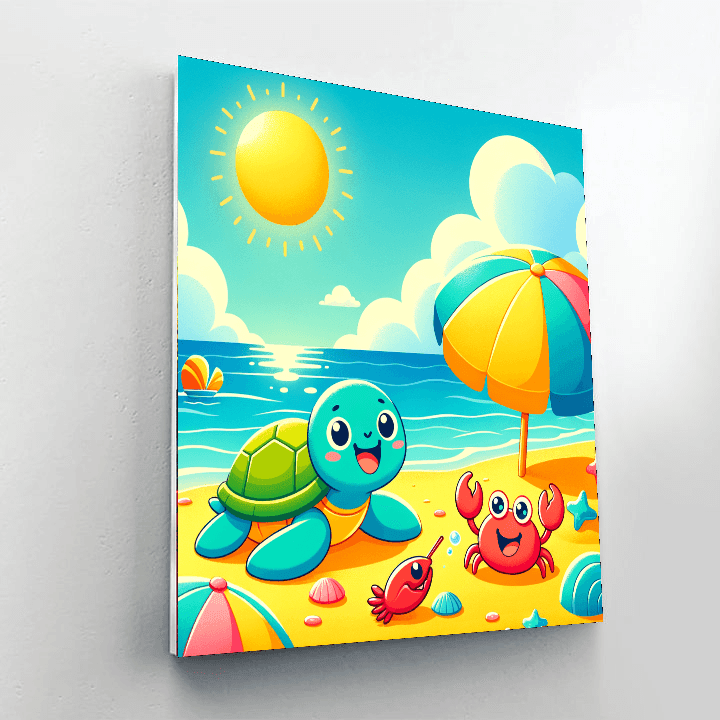 Sweet Summer Days DIY Paint By Numbers