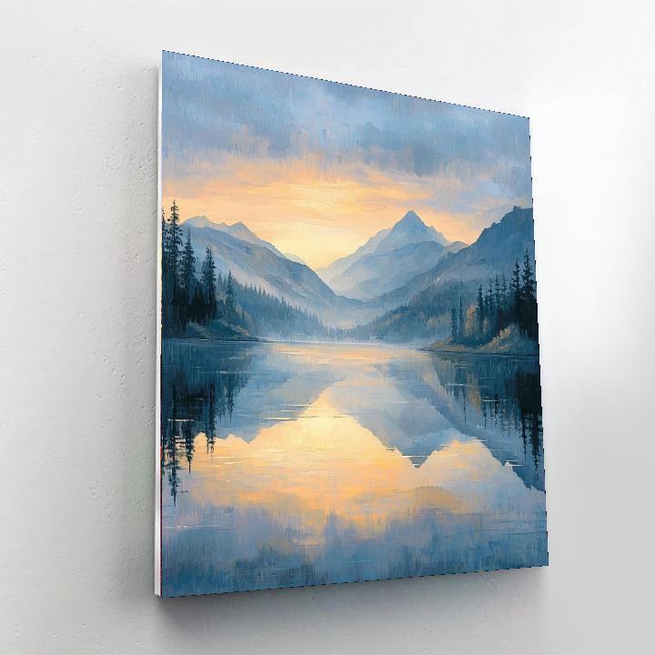 Caspar David Friedrich Inspired Reflections Of The Soul  Paint By Numbers