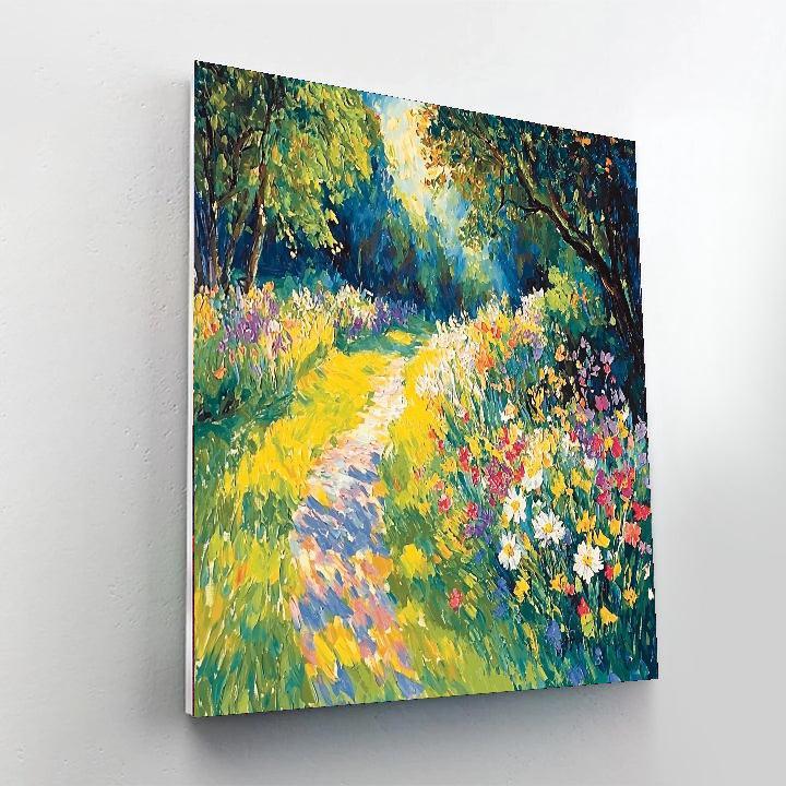 Berthe Morisot Inspired Sunlit Meadow Delight  Paint By Numbers