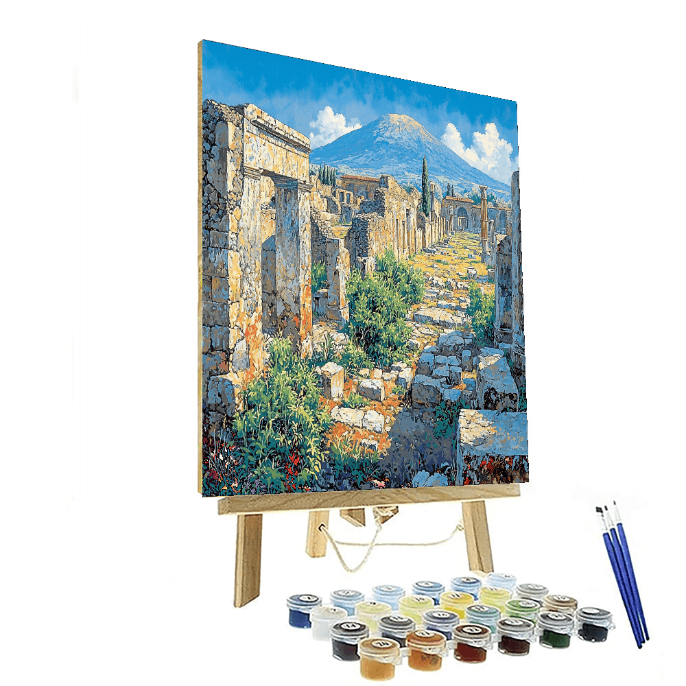 Pompeii Archaeological Site Painting By Numbers Kit