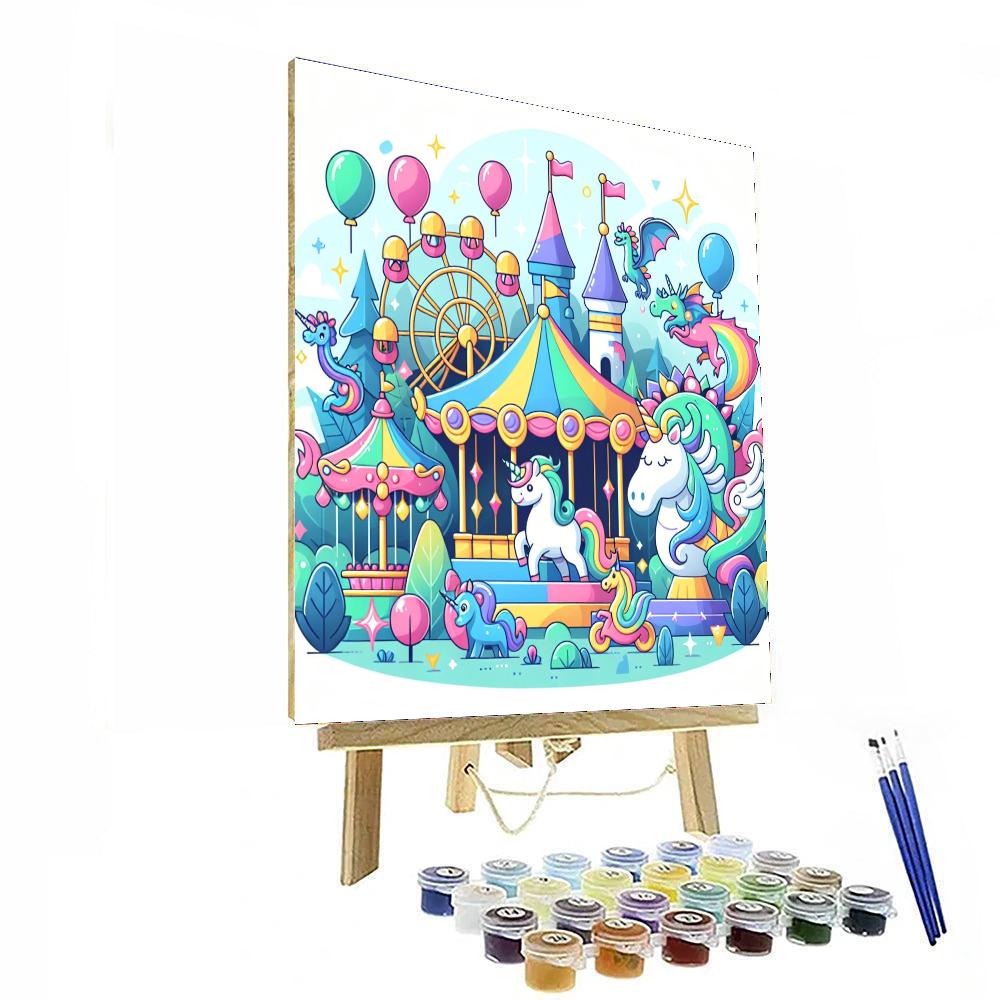 Enchanted Adventure Park Paint By Numbers