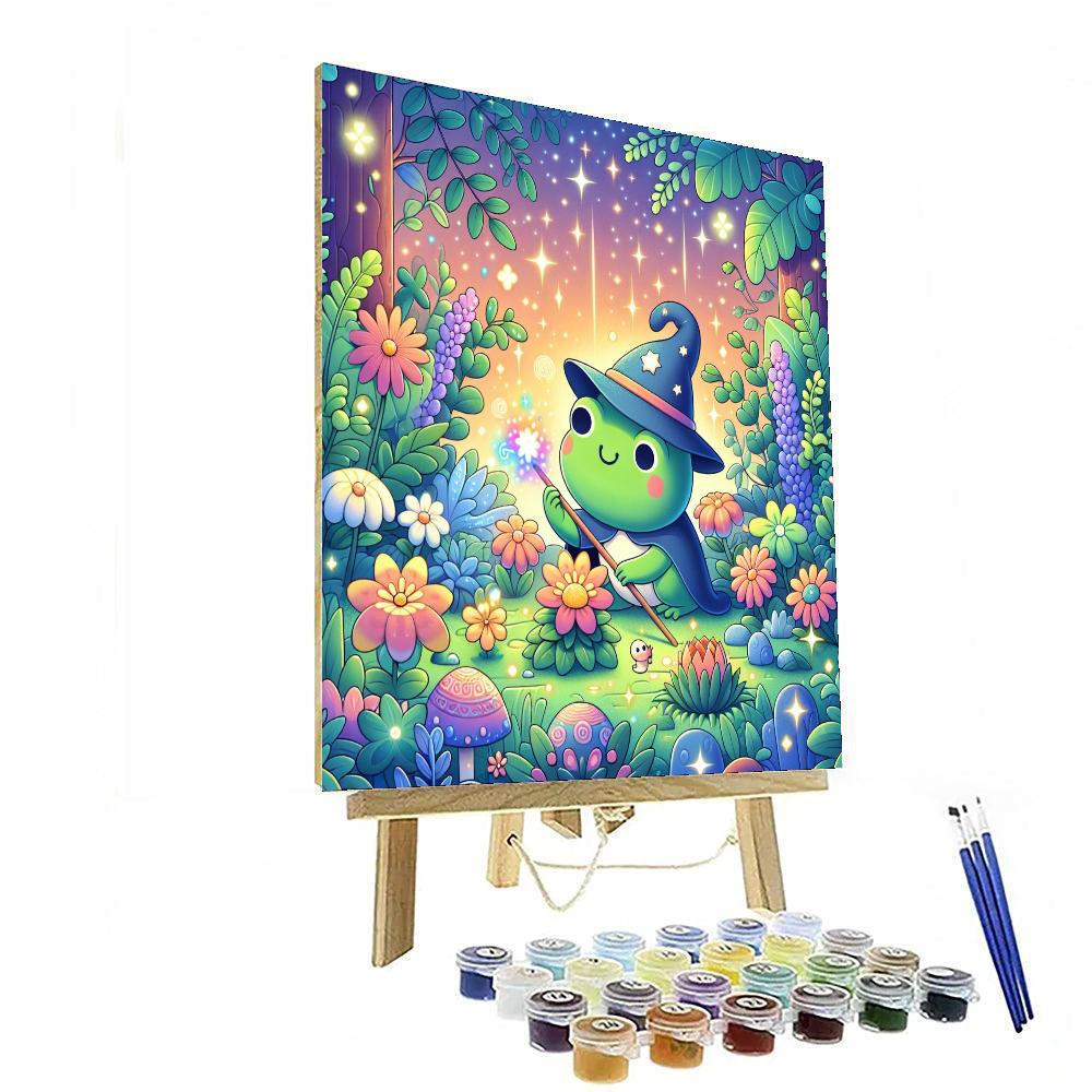 Magic Garden Frog Number Painting