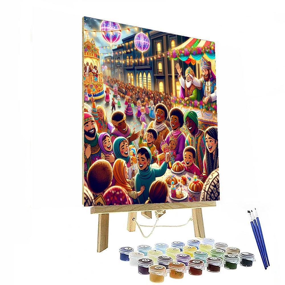 Día De Los Reyes Magos Paint By Numbers Art