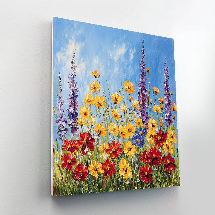 Claude Monet Inspired Springtime Meadow Serenity  Paint By Numbers Kits