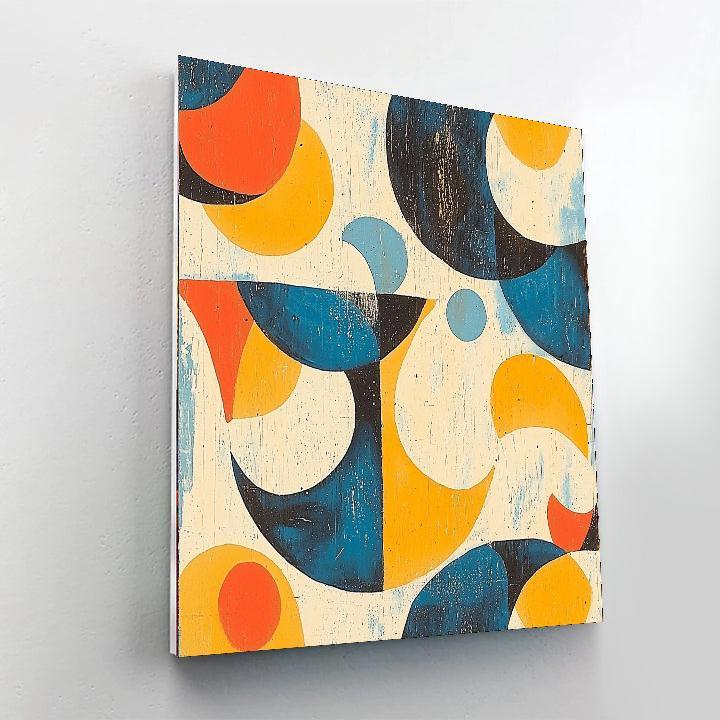 Joan Miro Inspired Radiant Harmony  Paint By Number