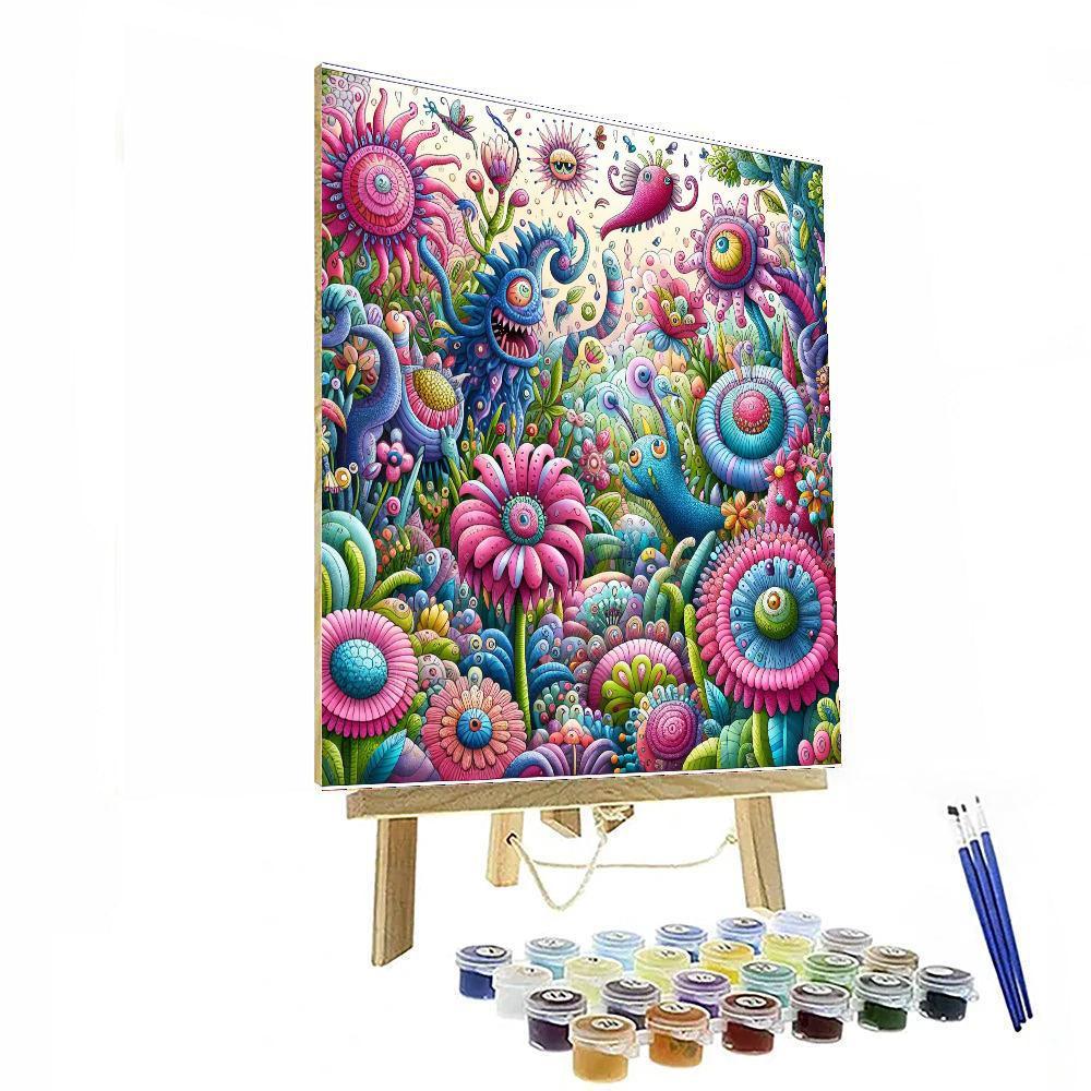 Charming Fantasy Garden Paint By Numbers