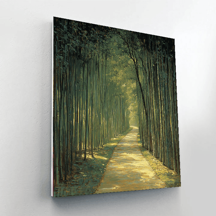 Kyoto Bamboo Forest DIY Paint By Numbers