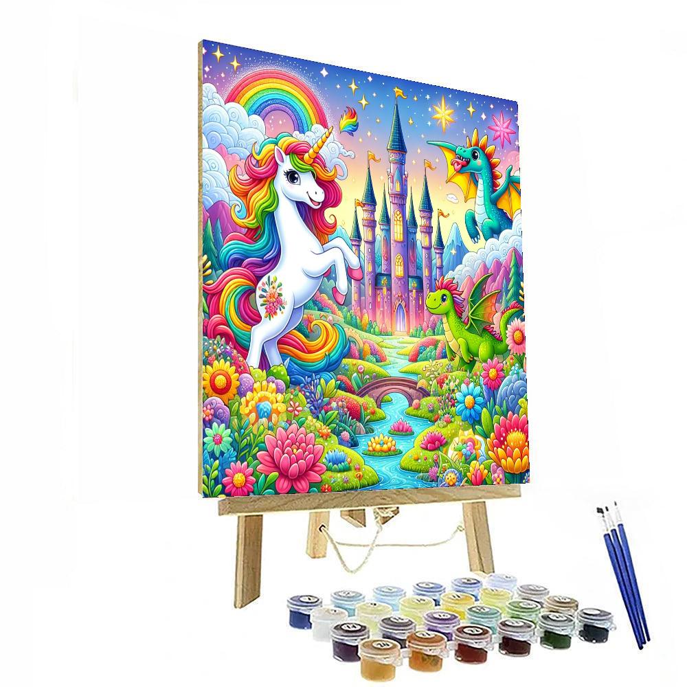 Exploring Magical Lands Paint By Numbers Art