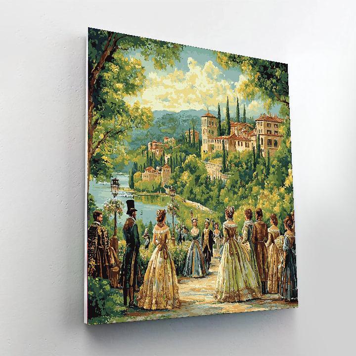 Leonardo Da Vinci Inspired Historical Reverie  DIY Paint By Numbers