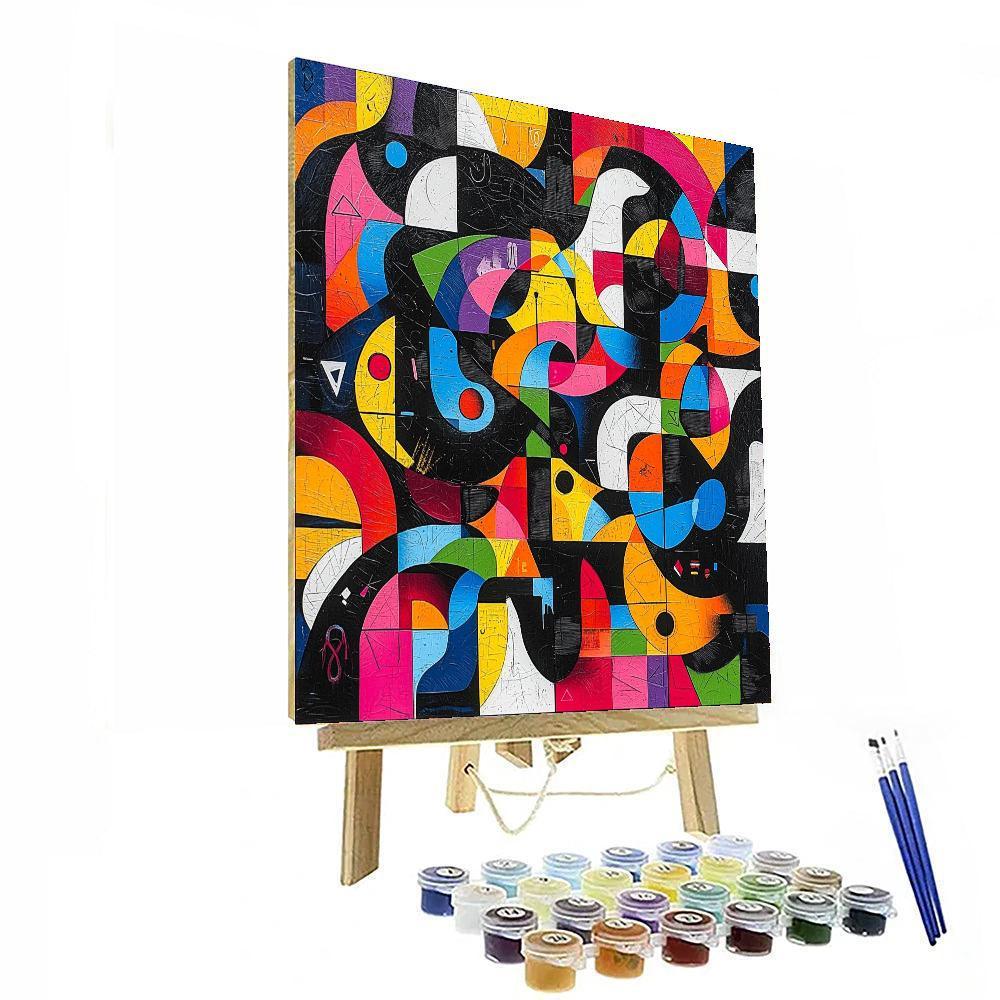 Banksy Inspired Boundless Thoughts  Paint By Color