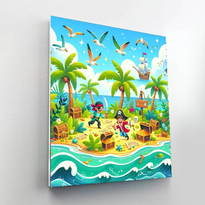 Treasure Island Explorers Paint By Number