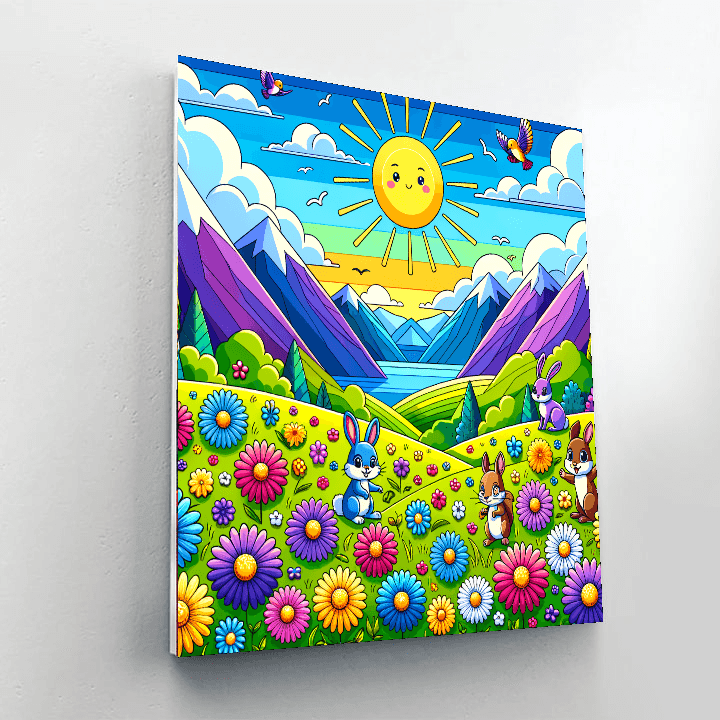 Joyful Celebration Of Nature Paint By Color