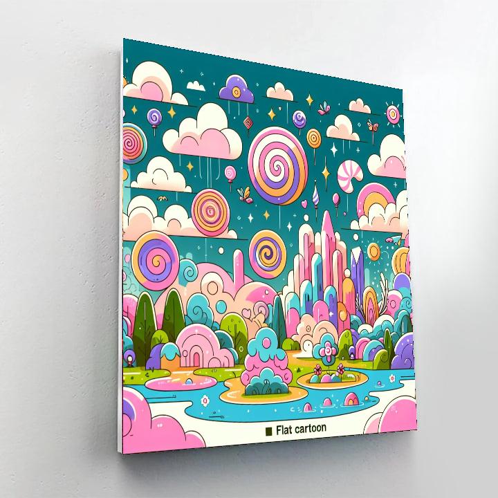 Dreamscape Delight Paint By Numbers Art