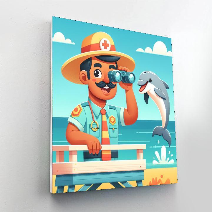 Seaside Rescue Rangers DIY Paint By Numbers