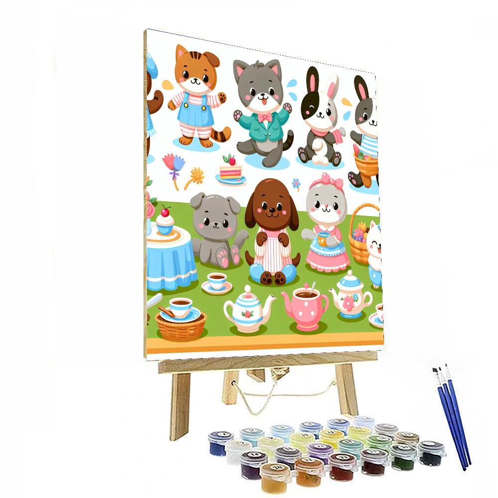 Funny Pet Adventures Painting Number Kit