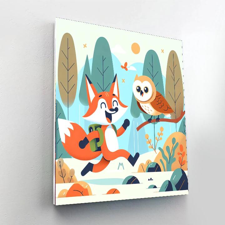 Adventurous Forest Quest Painting By Numbers Kit