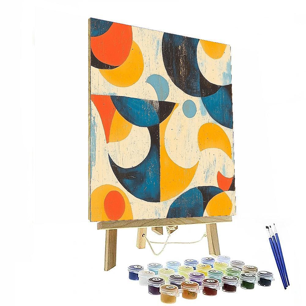 Joan Miro Inspired Radiant Harmony  Paint By Number