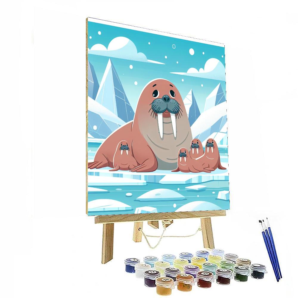 Wondrous Walruses Numbered Painting Kits