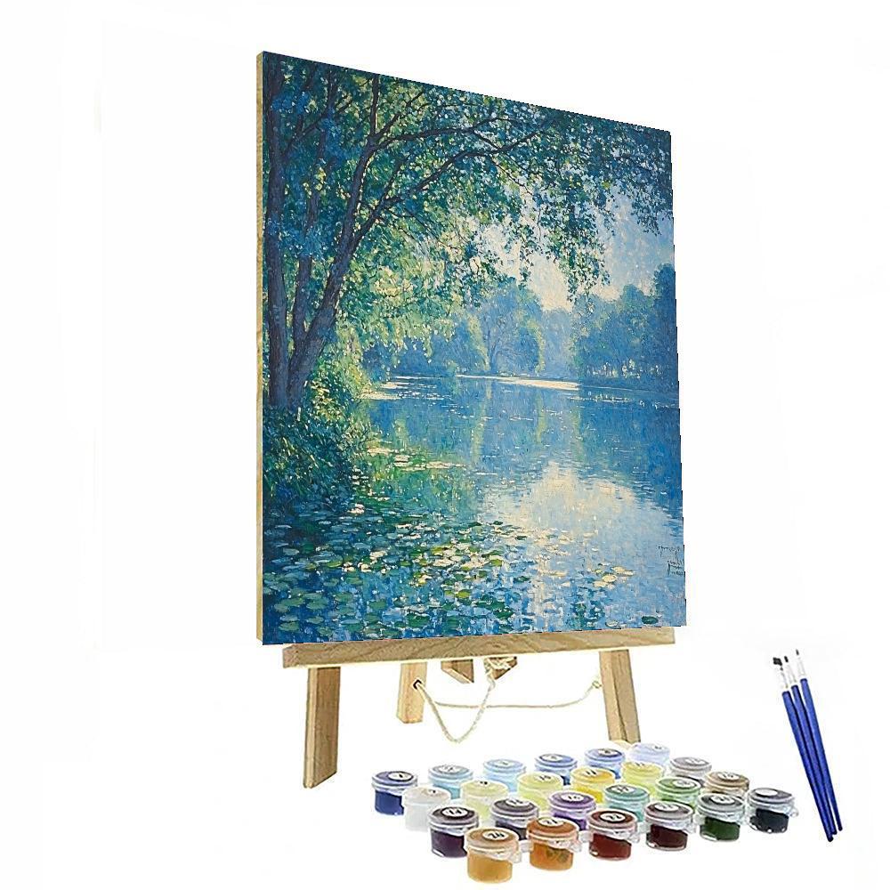 Edgar Degas Inspired Embrace Of Serenity  Paint By Numbers