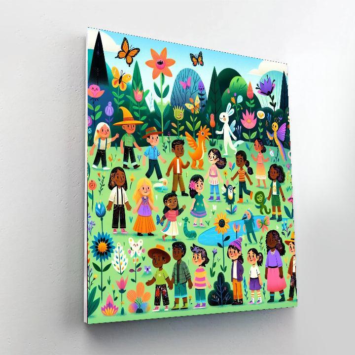 Magic Garden Exploration Paint By Number