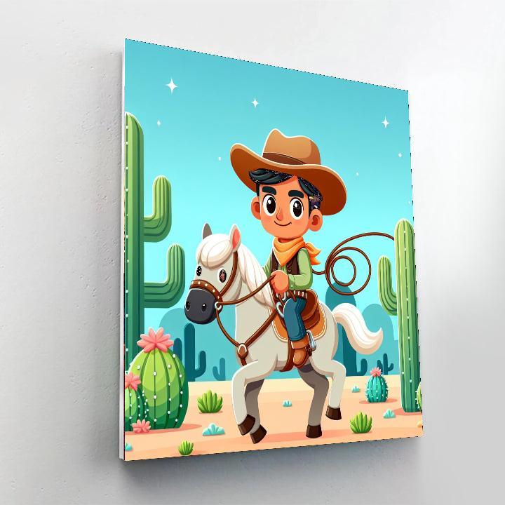 Journey To The Wild West Numbered Painting Kits