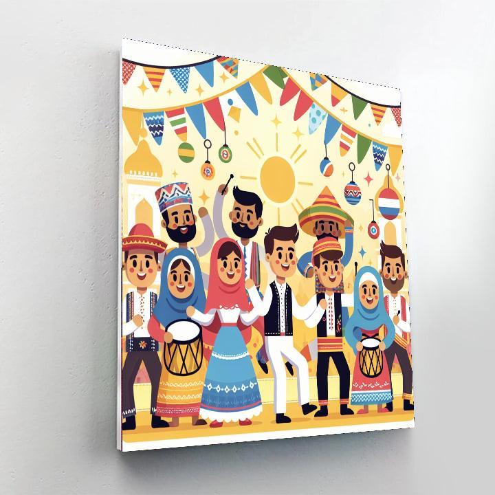 Cultural Carnival Paint By Numbers Art