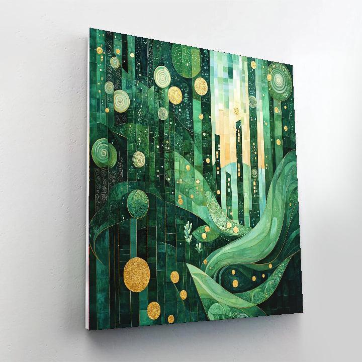 Gustav Klimt Inspired Ethereal Whirlwinds  DIY Paint By Numbers
