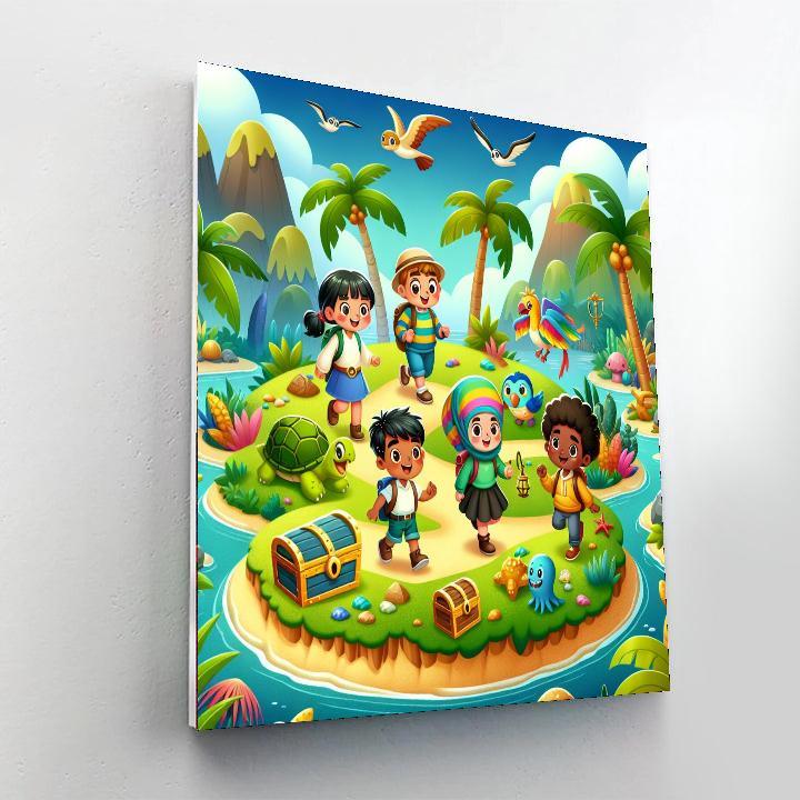 Mystical Island Expedition Paint By Numbers