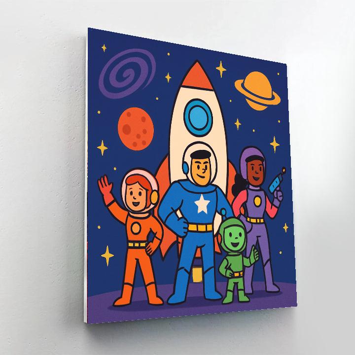 Galaxy Of Heroes Numbered Painting Kits