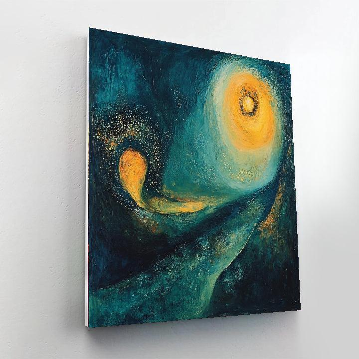 Max Ernst Inspired Ethereal Whisper Of Cosmos  Paint By Numbers Kits