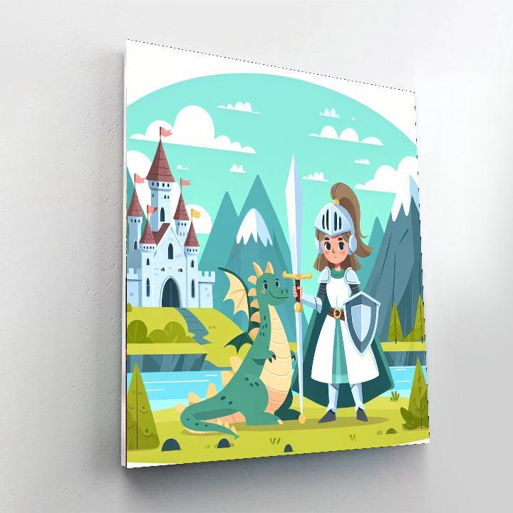 Mythical Kingdom Quest Paint By Number