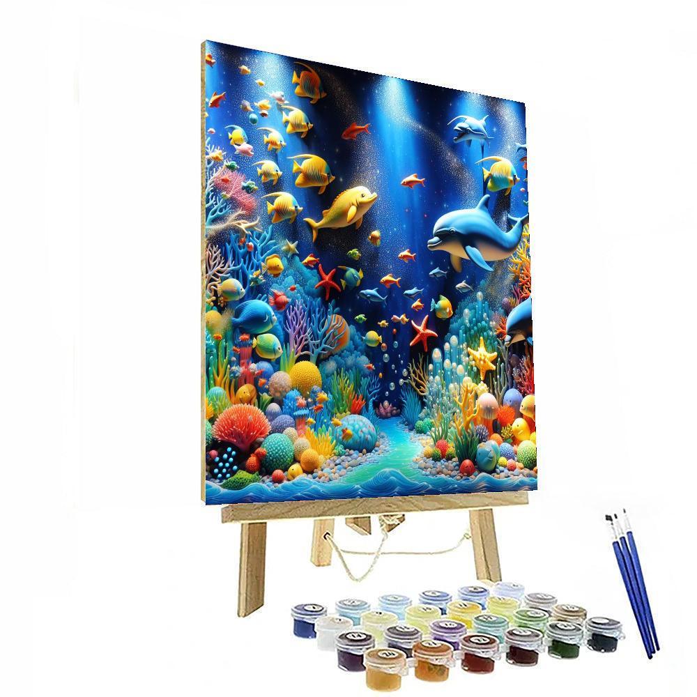 Cheerful Ocean Expedition - DIY Painting By Numbers Kit – Artistry Rack