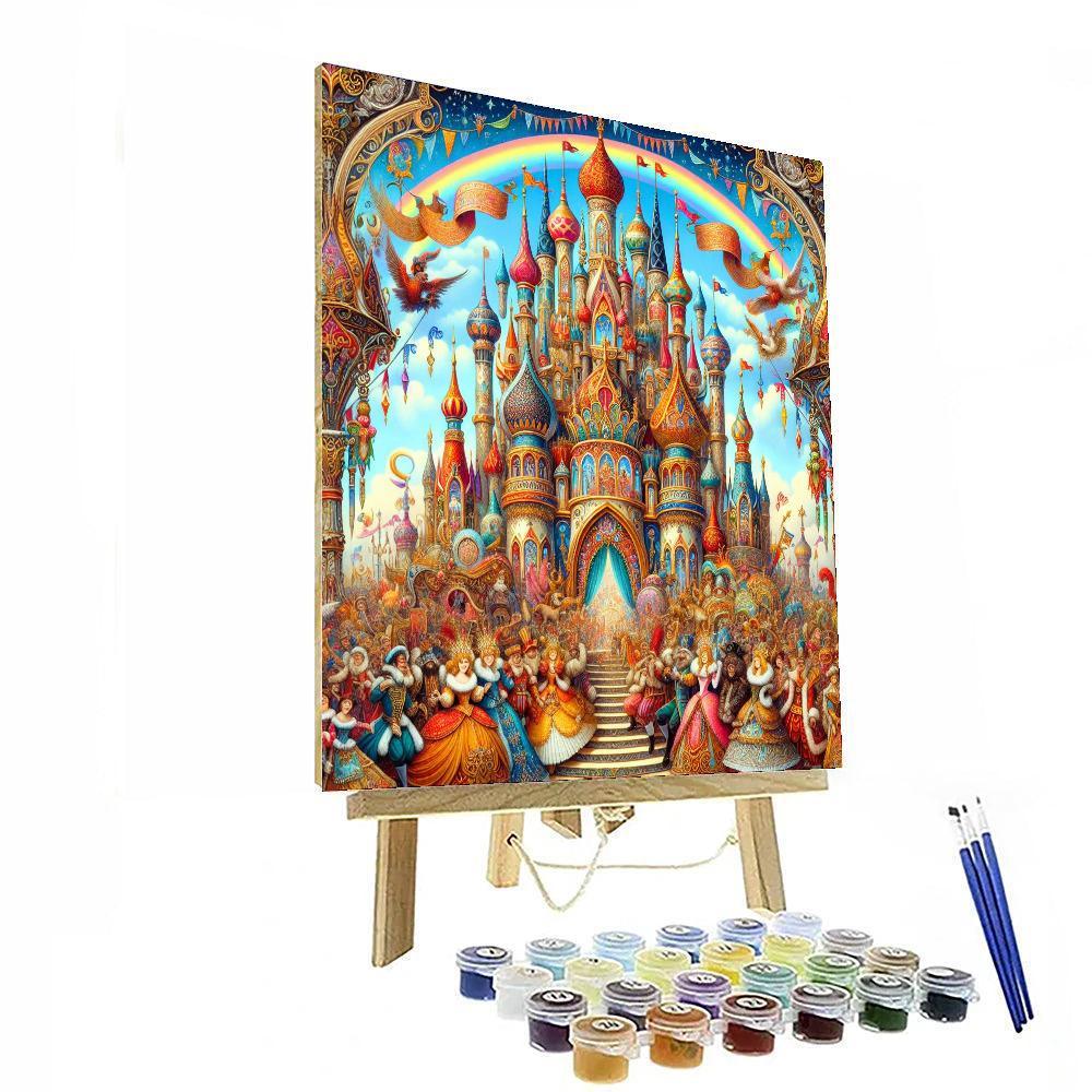 Fairy Tale Kingdom Revelry Painting By Numbers Kit