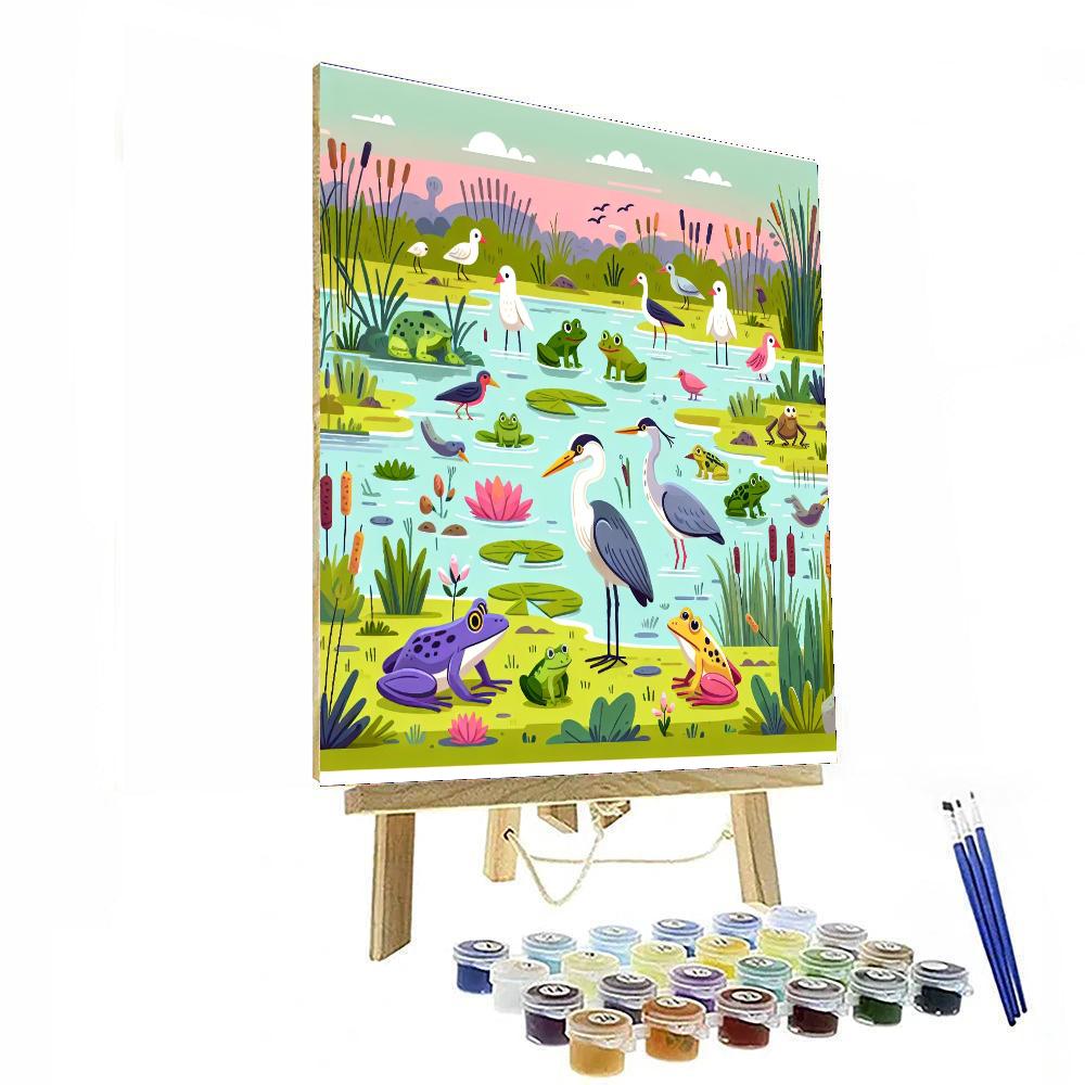 Mystery Of The Marsh Paint By Numbers Art