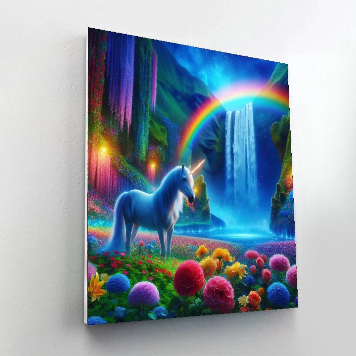 Mythical Unicorn Realm Paint By Numbers Art
