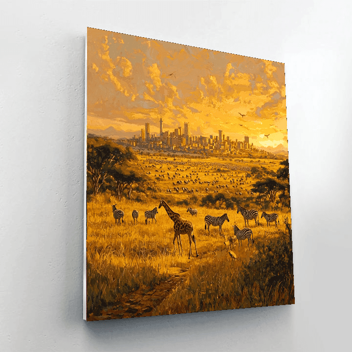 Nairobi National Park - Kenya Number Painting