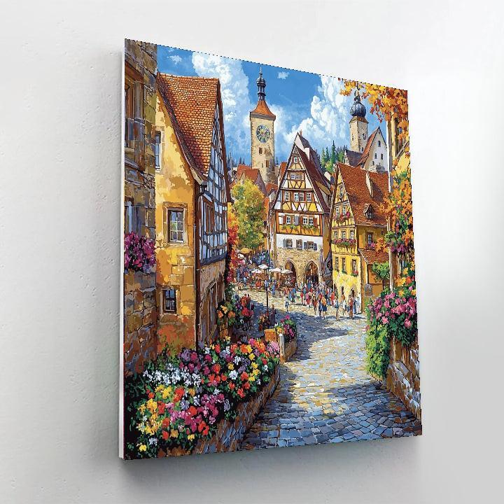 Rothenburg Ob Der Tauber - Germany Numbered Painting Kits