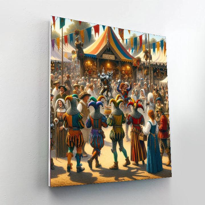 Renaissance Fair Adventure Paint By Number
